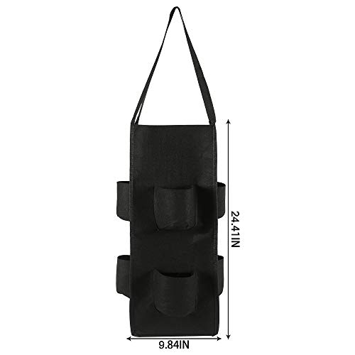 Scorpiuse 2 Pack Hanging Garden Planter with 8 Pockets Strawberry ...