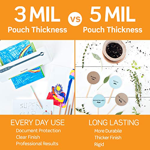 Scotch Thermal Laminating Pouches, 100-Pack, 8.9 x 11.4 inches, Le...