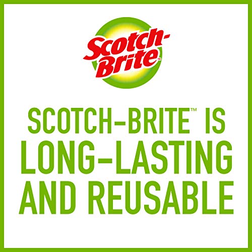 Scotch-Brite Stainless Steel Scrubber, Dish Scrubbers for Cleaning...