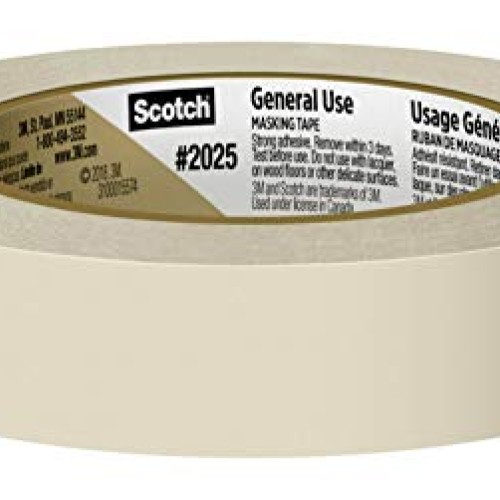 Scotch Greener Masking Tape for Basic Painting, 0.94 in x 60 yd, 2...