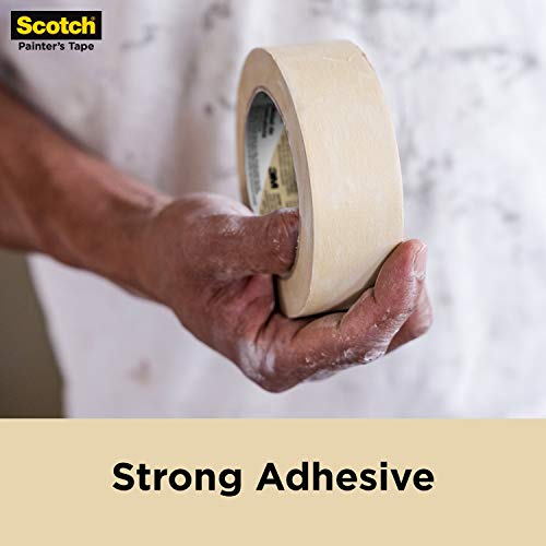 Scotch Greener Masking Tape for Basic Painting, 0.94 in x 60 yd, 2...