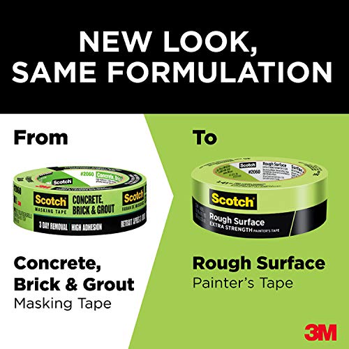 Scotch Rough Surface Painters Tape, 1.41 inch x 60 yard, 2060, 1 ...
