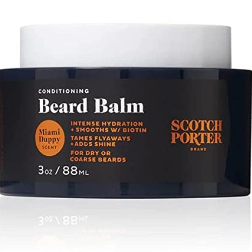 Scotch Porter Conditioning Beard Balm for Men | Miami Duppy | Hydr...
