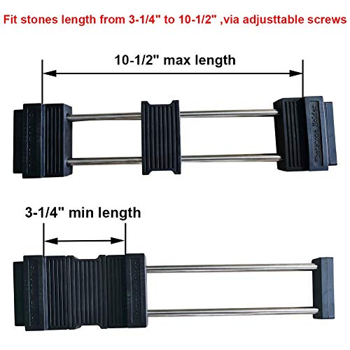 Whetstone holder Sharpening Stone Base Adjustable 304 Stainless St...