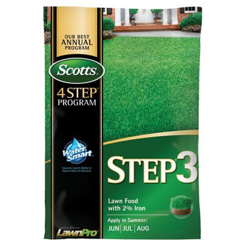 Scotts 33040 LawnPro Step 3 Lawn Food with 2-Percent Iron, 32-0-4,...