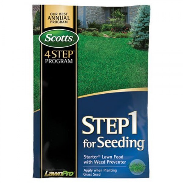 Scotts 36905 LawnPro Step 1 for Seeding Starter Lawn Food with Wee...