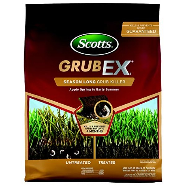 Scotts 99605 GrubEx1 Season Long Grub Killer, 14.35 lb, 5 M