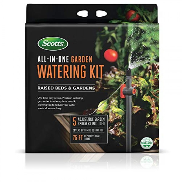 Scotts All-in-One Garden Watering Kit - Includes 75 ft. of Profess...
