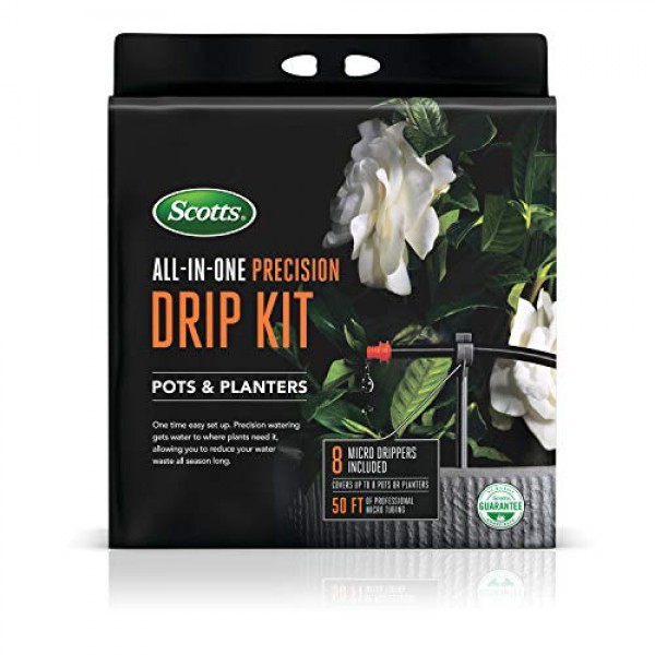 Scotts All-in-One Precision Drip Kit - Includes 8 Micro Drippers a...