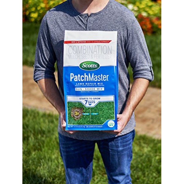 Scotts PatchMaster Lawn Repair Mix Sun and Shade Mix, 4.75 lb
