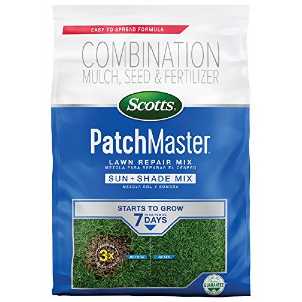 Scotts PatchMaster Lawn Repair Mix Sun and Shade Mix, 4.75 lb