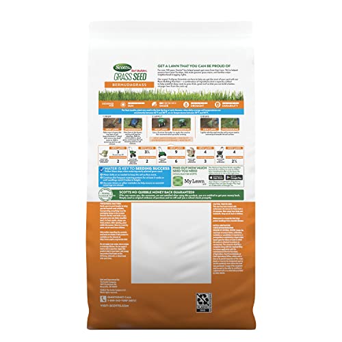Scotts Turf Builder Grass Seed Bermudagrass Drought-Tolerant to St...