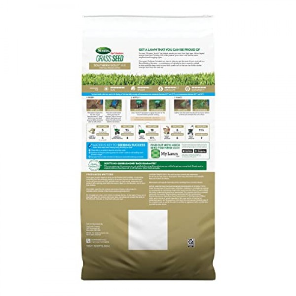 Scotts Turf Builder Grass Seed Southern Gold Mix For Tall Fescue L...