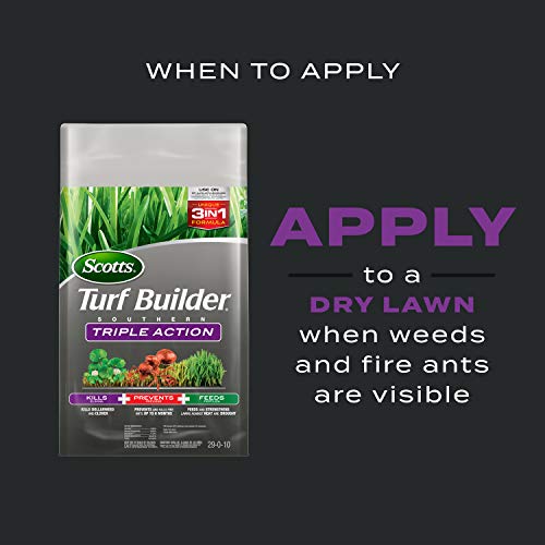 Scotts Turf Builder Southern Triple Action - Weed Killer, Lawn Fer...