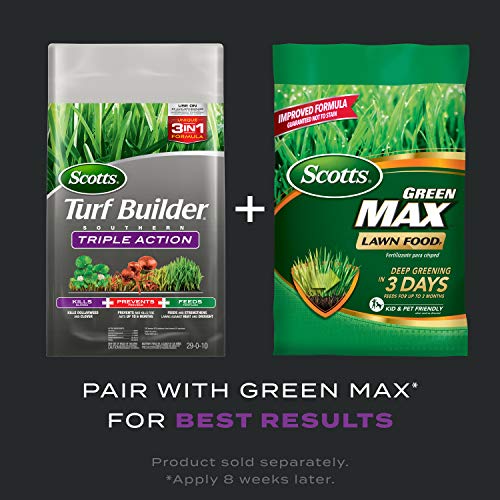 Scotts Turf Builder Southern Triple Action - Weed Killer, Lawn Fer...