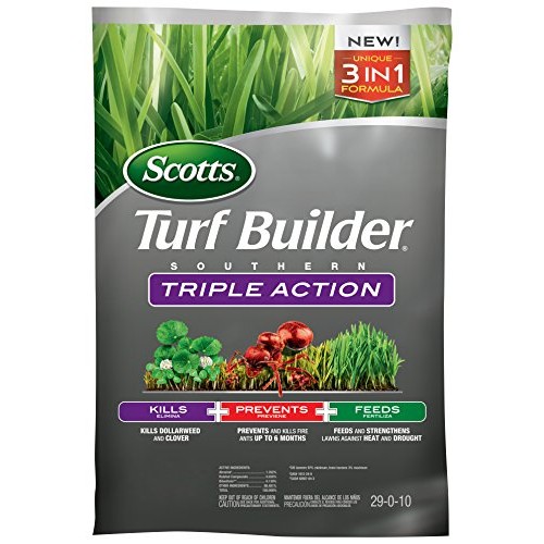 Scotts Turf Builder Southern Triple Action - Weed Killer, Lawn Fer...