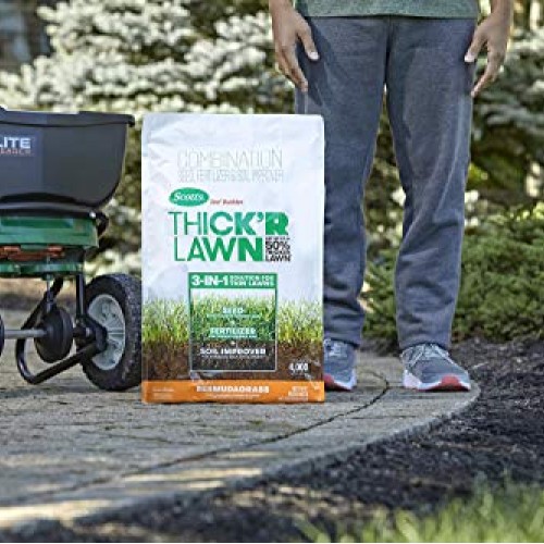 Scotts Turf Builder ThickR Lawn Bermudagrass - 4,000 sq. ft., Com...