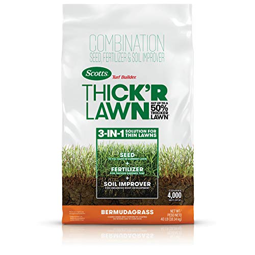 Scotts Turf Builder ThickR Lawn Bermudagrass - 4,000 sq. ft., Com...