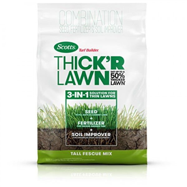 Scotts Turf Builder ThickR Lawn Tall Fescue Mix - 40 Lb. | Combin...