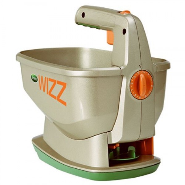 Scotts Wizz Hand-Held Spreader with EdgeGuard Technology - Apply G...