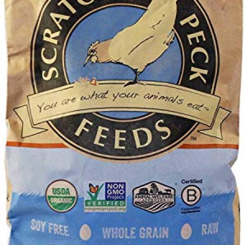 Naturally Free Organic Grower Feed for Chickens and Ducks - Non-GM...