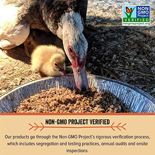 Naturally Free Organic Grower Feed for Chickens and Ducks - Non-GM...