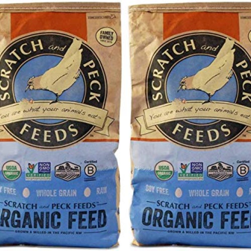 Naturally Free Organic Grower Feed for Chickens and Ducks - Non-GM...