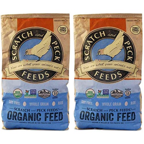 Naturally Free Organic Grower Feed for Chickens and Ducks - Non-GM...