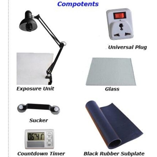 Simple UV Exposure Unit Equipment for Silk Screen Printing Simple ...