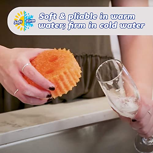 Scrub Daddy Color Sponge - Scratch-Free Multipurpose Dish Sponge C...