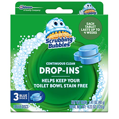 Scrubbing Bubbles Continuous Clean Drop-Ins Toilet Cleaner Tablet,...