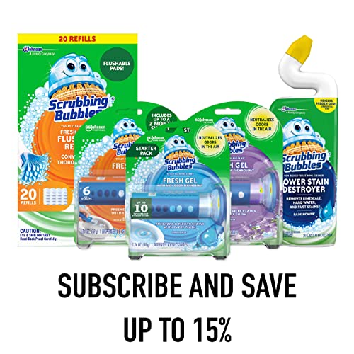 Scrubbing Bubbles Drop-Ins Toilet Cleaning Tablets, Toilet Bowl St...