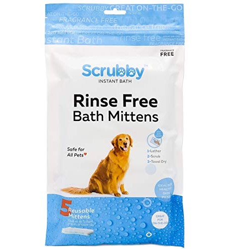 No Rinse Pet Wipes- for Pet Bathing, Pet Grooming, and Pet Washing...