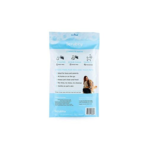 No Rinse Pet Wipes- Use for Pet Bathing, Pet Grooming, and Pet Was...