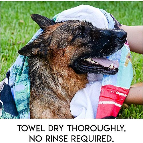No Rinse Pet Wipes- Use for Pet Bathing, Pet Grooming, and Pet Was...