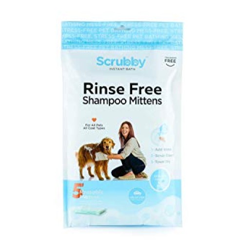 No Rinse Pet Wipes- Use for Pet Bathing, Pet Grooming, and Pet Was...