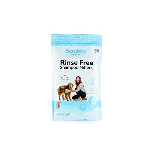No Rinse Pet Wipes- Use for Pet Bathing, Pet Grooming, and Pet Was...