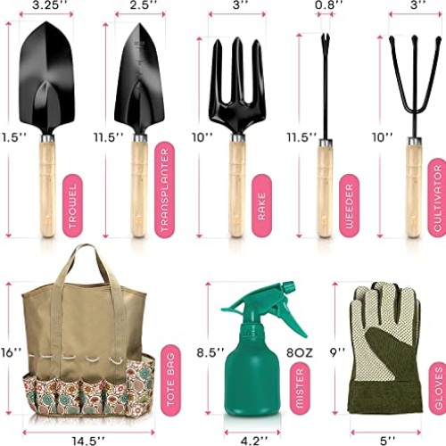 Gardening Tools - Garden Tools Stainless Steel Gardening Gifts for...