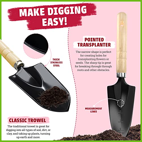 Gardening Tools - Garden Tools Stainless Steel Gardening Gifts for...