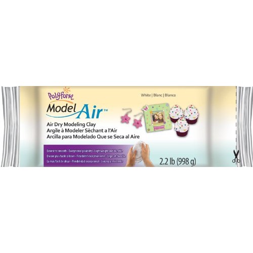 Model Air Dry Modeling Clay, White