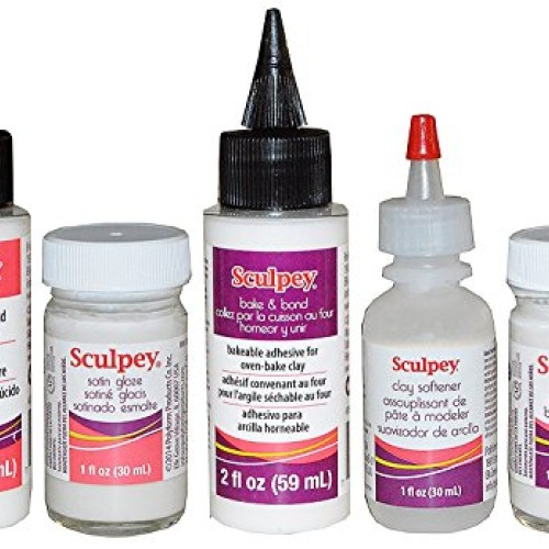 Sculpey Artist Set: 2-Ounce Translucent Liquid Bakeable Clay, 1-Ou...