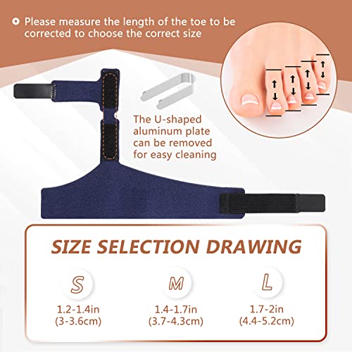 Scurnhau Toe Splint, Toe Straightener, Hammer Toe Corrector for Wo...