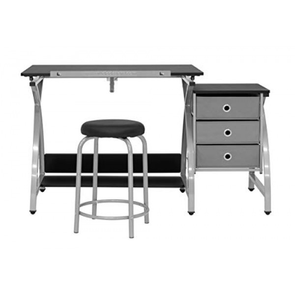 2 Piece Comet Art, Hobby, Drawing, Drafting, Craft Table with 36W...