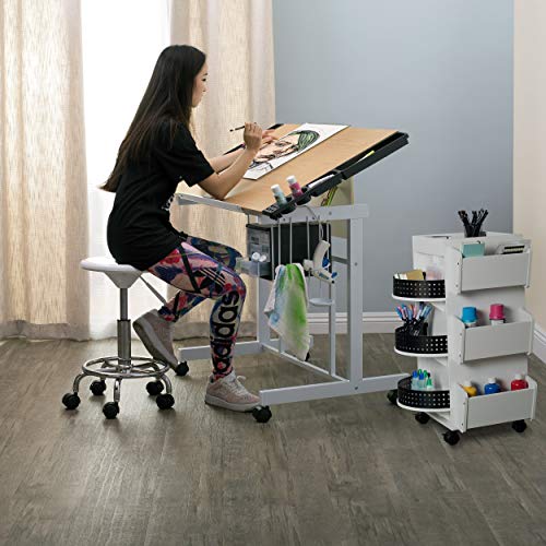 Studio Designs Deluxe Craft Station, Top Adjustable Drafting Table...