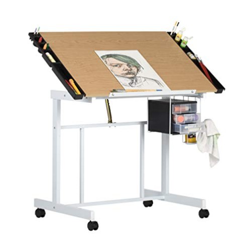 Studio Designs Deluxe Craft Station, Top Adjustable Drafting Table...