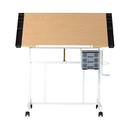 Studio Designs Deluxe Craft Station, Top Adjustable Drafting Table...
