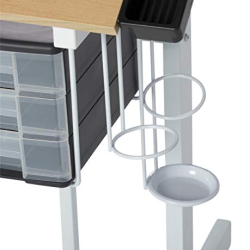 Studio Designs Deluxe Craft Station, Top Adjustable Drafting Table...