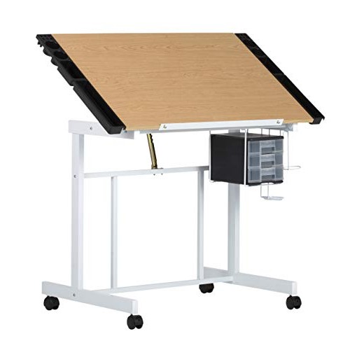 Studio Designs Deluxe Craft Station, Top Adjustable Drafting Table...
