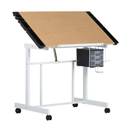 Studio Designs Deluxe Craft Station, Top Adjustable Drafting Table...