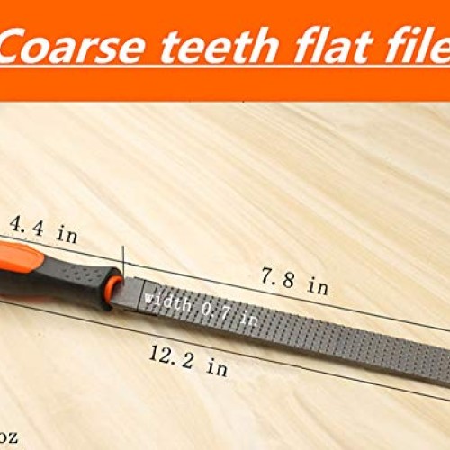 SDFSX 8 inches Woodworking rasp Coarse tooth Wood Rasp Files Woodw...